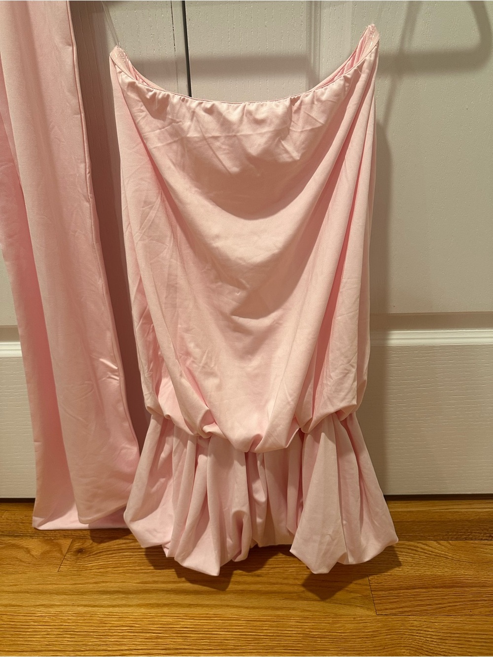 Peppermayo Mazie Pink Strapless mini dress with removable tie sash- never worn - Picture 6 of 10